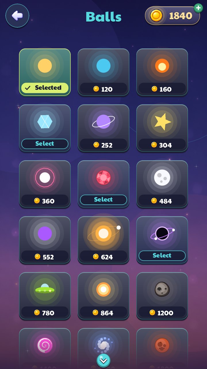 Ball designs to collect